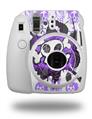 WraptorSkinz Skin Decal Wrap compatible with Fujifilm Mini 8 Camera Cartoon Skull Purple (CAMERA NOT INCLUDED)