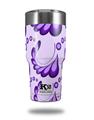 Skin Decal Wrap for K2 Element Tumbler 30oz - Petals Purple (TUMBLER NOT INCLUDED) by WraptorSkinz