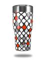Skin Decal Wrap for K2 Element Tumbler 30oz - Locknodes 05 Red (TUMBLER NOT INCLUDED) by WraptorSkinz