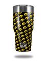 Skin Decal Wrap for K2 Element Tumbler 30oz - Iowa Hawkeyes Tigerhawk Tiled 06 Gold on Black (TUMBLER NOT INCLUDED)
