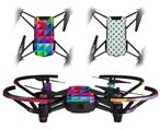 Skin Decal Wrap 2 Pack for DJI Ryze Tello Drone Spectrums DRONE NOT INCLUDED