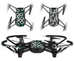Skin Decal Wrap 2 Pack for DJI Ryze Tello Drone Locknodes 03 Hunter Green DRONE NOT INCLUDED