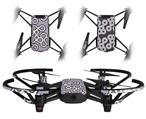 Skin Decal Wrap 2 Pack for DJI Ryze Tello Drone Locknodes 03 Lavender DRONE NOT INCLUDED