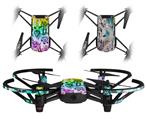 Skin Decal Wrap 2 Pack for DJI Ryze Tello Drone Scene Kid Sketches Rainbow DRONE NOT INCLUDED
