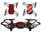 Skin Decal Wrap 2 Pack for DJI Ryze Tello Drone Folder Doodles Red DRONE NOT INCLUDED