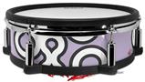 Skin Wrap works with Roland vDrum Shell PD-128 Drum Locknodes 03 Lavender (DRUM NOT INCLUDED)