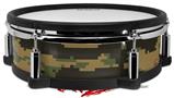 Skin Wrap works with Roland vDrum Shell PD-128 Drum WraptorCamo Digital Camo Timber (DRUM NOT INCLUDED)