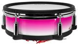 Skin Wrap works with Roland vDrum Shell PD-128 Drum Smooth Fades White Hot Pink (DRUM NOT INCLUDED)