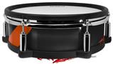Skin Wrap works with Roland vDrum Shell PD-128 Drum Jagged Camo Burnt Orange (DRUM NOT INCLUDED)