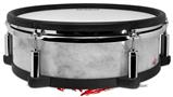Skin Wrap works with Roland vDrum Shell PD-128 Drum Marble Granite 07 White Gray (DRUM NOT INCLUDED)