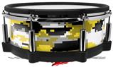 Skin Wrap works with Roland vDrum Shell PD-140DS Drum WraptorCamo Digital Camo Yellow (DRUM NOT INCLUDED)