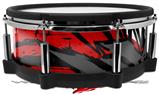Skin Wrap works with Roland vDrum Shell PD-140DS Drum Baja 0040 Red (DRUM NOT INCLUDED)