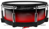Skin Wrap works with Roland vDrum Shell PD-140DS Drum Smooth Fades Red Black (DRUM NOT INCLUDED)