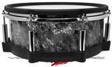 Skin Wrap works with Roland vDrum Shell PD-140DS Drum Marble Granite 06 Black Gray (DRUM NOT INCLUDED)