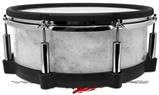 Skin Wrap works with Roland vDrum Shell PD-140DS Drum Marble Granite 07 White Gray (DRUM NOT INCLUDED)