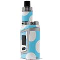Skin Decal Wrap for Smok AL85 Alien Baby Kearas Polka Dots White And Blue VAPE NOT INCLUDED