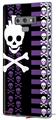 Decal style Skin Wrap compatible with Samsung Galaxy Note 9 Skulls and Stripes 6