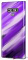 Decal style Skin Wrap compatible with Samsung Galaxy Note 9 Paint Blend Purple