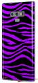 Decal style Skin Wrap compatible with Samsung Galaxy Note 9 Purple Zebra