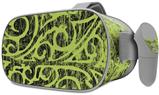 Decal style Skin Wrap compatible with Oculus Go Headset - Folder Doodles Sage Green (OCULUS NOT INCLUDED)