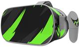 Decal style Skin Wrap compatible with Oculus Go Headset - Jagged Camo Neon Green (OCULUS NOT INCLUDED)