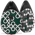Skin Decal Wrap 2 Pack compatible with Suorin Drop Locknodes 03 Hunter Green VAPE NOT INCLUDED