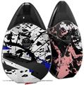 Skin Decal Wrap 2 Pack compatible with Suorin Drop Baja 0018 Blue Royal VAPE NOT INCLUDED