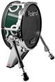 Skin Wrap works with Roland vDrum Shell KD-140 Kick Bass Drum Locknodes 03 Hunter Green (DRUM NOT INCLUDED)