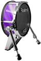 Skin Wrap works with Roland vDrum Shell KD-140 Kick Bass Drum Paint Blend Purple (DRUM NOT INCLUDED)
