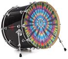 Vinyl Decal Skin Wrap for 22" Bass Kick Drum Head Tie Dye Swirl 101 - DRUM HEAD NOT INCLUDED