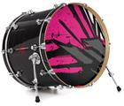 Vinyl Decal Skin Wrap for 22" Bass Kick Drum Head Baja 0040 Fuchsia Hot Pink - DRUM HEAD NOT INCLUDED