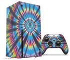 WraptorSkinz Skin Wrap compatible with the 2020 XBOX Series X Console and Controller Tie Dye Swirl 101 (XBOX NOT INCLUDED)