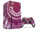 WraptorSkinz Skin Wrap compatible with the 2020 XBOX Series X Console and Controller Tie Dye Happy 100 (XBOX NOT INCLUDED)