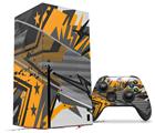 WraptorSkinz Skin Wrap compatible with the 2020 XBOX Series X Console and Controller Baja 0032 Orange (XBOX NOT INCLUDED)