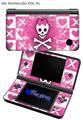 Princess Skull - Decal Style Skin fits Nintendo DSi XL (DSi SOLD SEPARATELY)