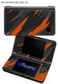Jagged Camo Burnt Orange - Decal Style Skin fits Nintendo DSi XL (DSi SOLD SEPARATELY)