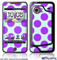 HTC Droid Incredible Skin - Kearas Polka Dots Purple And Blue