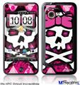 HTC Droid Incredible Skin - Pink Bow Princess
