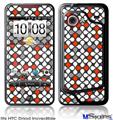 HTC Droid Incredible Skin - Locknodes 05 Red