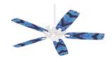 Phat Dyes - Heart - 103 - Ceiling Fan Skin Kit fits most 42 inch fans (FAN and BLADES SOLD SEPARATELY)