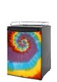 Kegerator Skin - Tie Dye Swirl 108 (fits medium sized dorm fridge and kegerators)