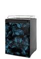 Kegerator Skin - Skulls Confetti Blue (fits medium sized dorm fridge and kegerators)