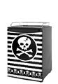 Kegerator Skin - Skull Patch (fits medium sized dorm fridge and kegerators)