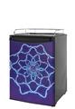 Kegerator Skin - Tie Dye Purple Stars (fits medium sized dorm fridge and kegerators)
