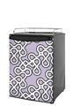 Kegerator Skin - Locknodes 03 Lavender (fits medium sized dorm fridge and kegerators)