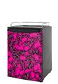 Kegerator Skin - Scattered Skulls Hot Pink (fits medium sized dorm fridge and kegerators)