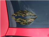 Lips Decal 9x5.5 WraptorCamo Digital Camo Timber