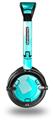 Bokeh Squared Neon Teal Decal Style Skin fits Skullcandy Lowrider Headphones (HEADPHONES  SOLD SEPARATELY)