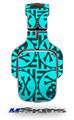 Skull Patch Pattern Blue Decal Style Skin (fits Tritton AX Pro Gaming Headphones - HEADPHONES NOT INCLUDED) 