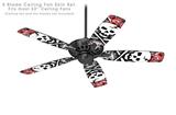 Skull Splatter - Ceiling Fan Skin Kit fits most 52 inch fans (FAN and BLADES SOLD SEPARATELY)
